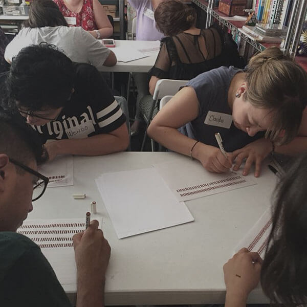 Taller de introducción a la caligrafía